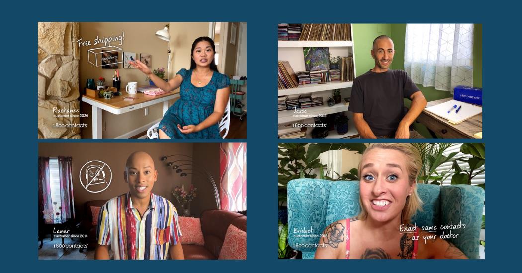 1-800 Contacts Delivers Authentic Customer Stories in New Campaign